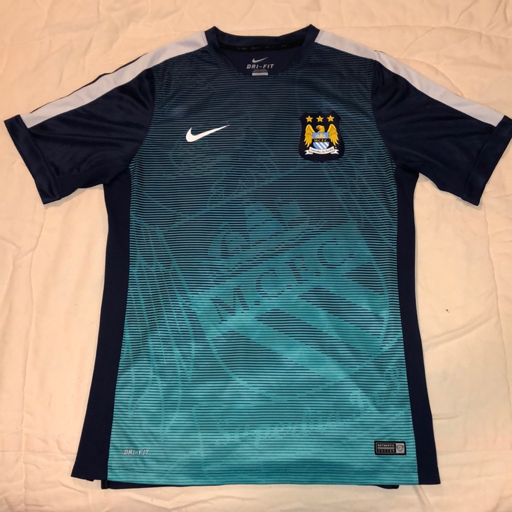Authentic Nike Manchester City Squad Jersey Men's